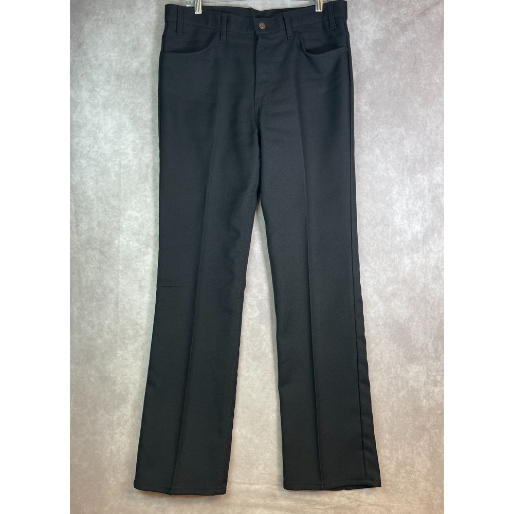 VTG Levis Pants Mens 34x33 Black Tab Slacks Scovill (Tagged 36x34) 90s USA Made